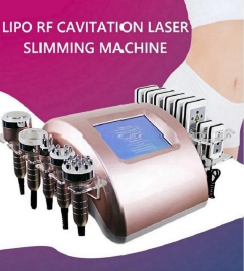 6 en 1 minceur 40K machine cavitation par ultrasons haute qualité lipo laser élimination des graisses réduire le corps masseur lipo-laser perdre du poids équipement de salon de beauté