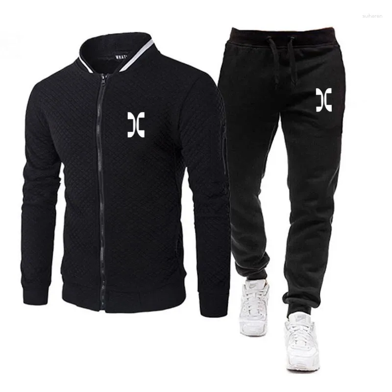 Suisses de survêtement masculines Suisse-shirt de costume Corée Sweatshirt Sports et loisirs Slim Fit Long Sets Mens SweetSuits Tracksuit Mens Sweat Suit Fitness Clothing