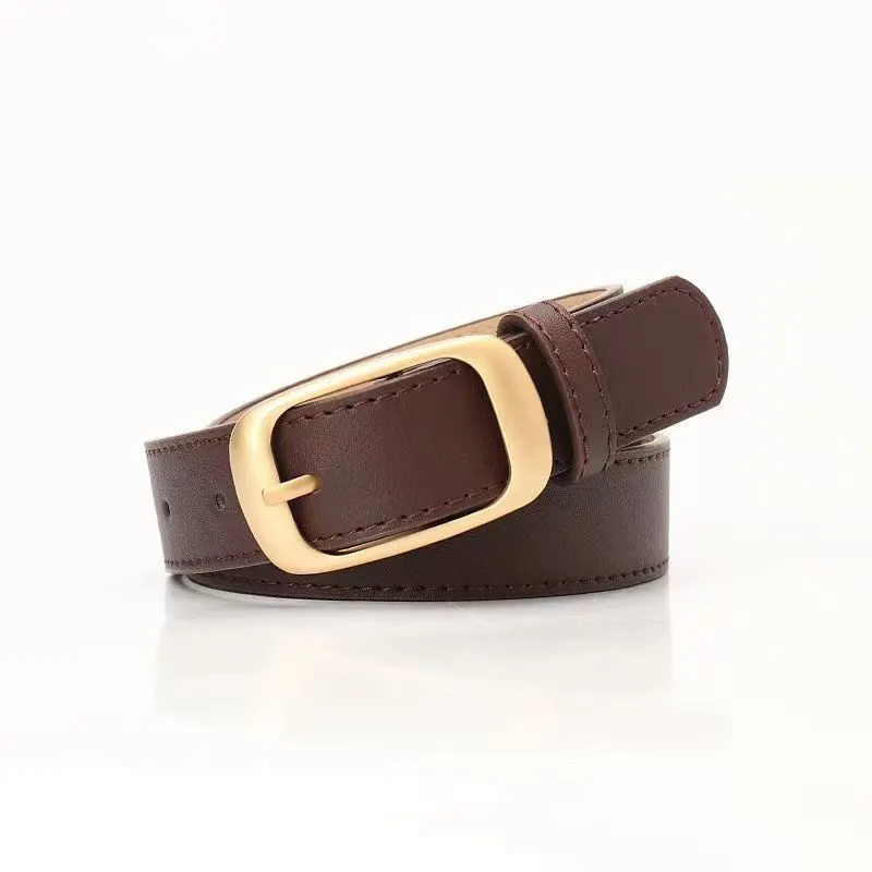 Smooth Leather Belt Luxury Belts Designer för män Big Buckle Male Chastity Top Fashion Mens Wholesale AAAA208