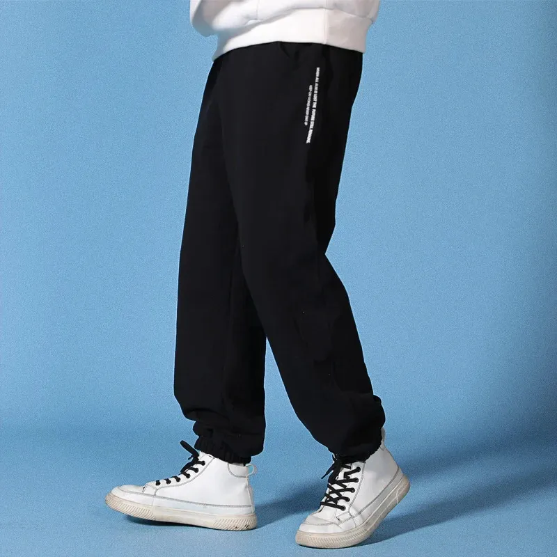 Men's Pants Casual Sweatpants Spring And Autumn Loose Versatile Fashion Corset Print Solid Color 231213