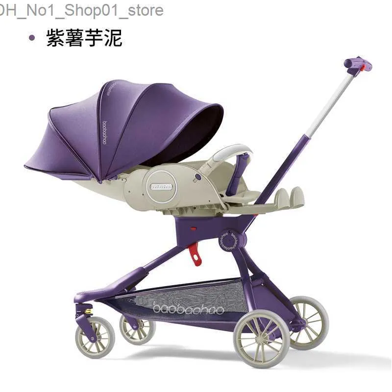 Cochecito de bebé ligero 2 en 1, carrito de bebé de paisaje alto, puede  sentarse, puede