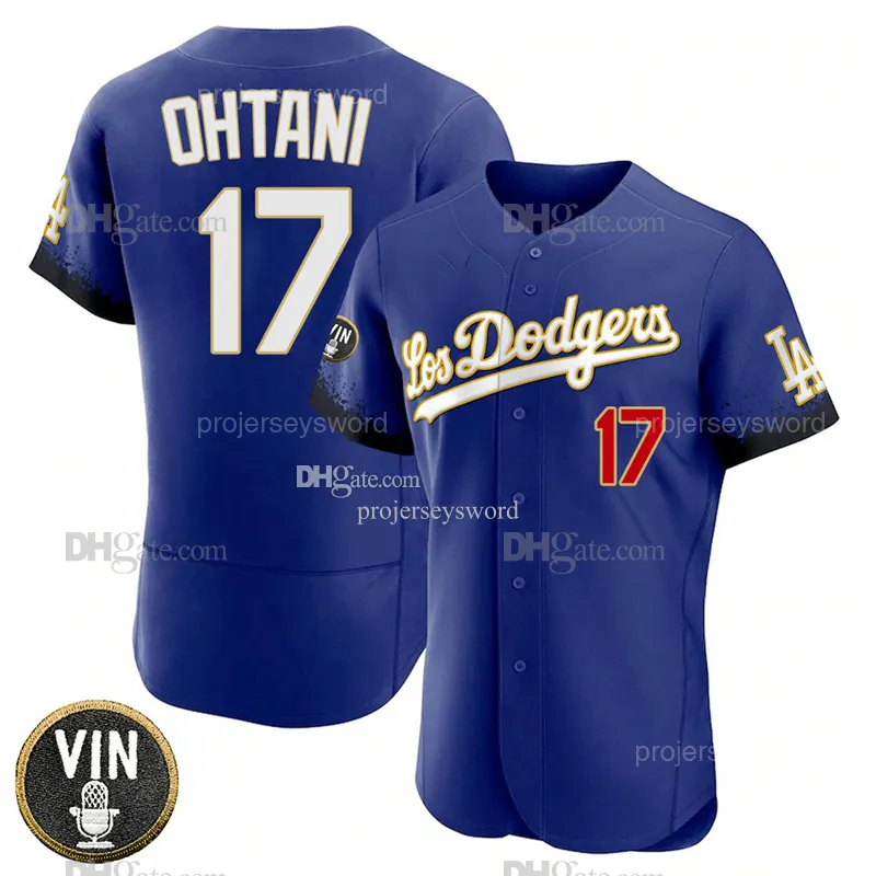 2024 Shohei Ohtani Jersey City Connect Dodger Gold Vin Scully