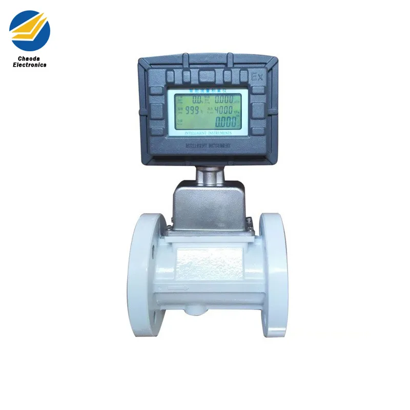 High Pressure Rating Gas Turbine Flowmeter Digital Turbine Flow Meter for Natural Gas