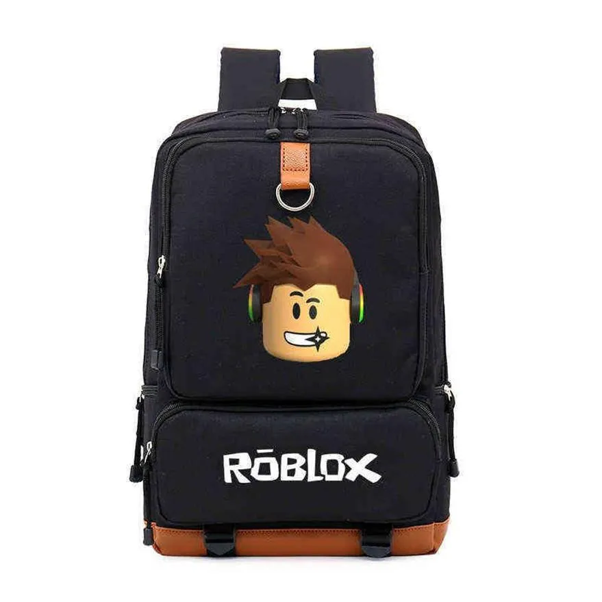 Backpack de bolsas escolares roblox para adolescentes garotas garotos crianças garotos de viagem para viagem de mochila laptop bolsa escolar300r