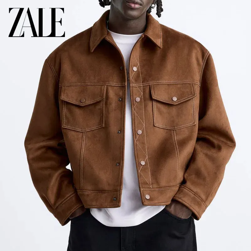DHgate.com:Mens Suede Jacket Casual Loose Fit Turn Down DHgate.com:Mens Suede Jacket Casual Loose Fit Turn Down