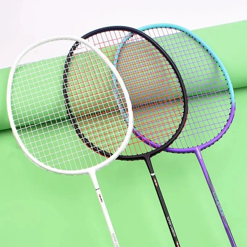 Badminton Racket: Ultralight 10U, 54g, Professional Full Carbon N90III ...