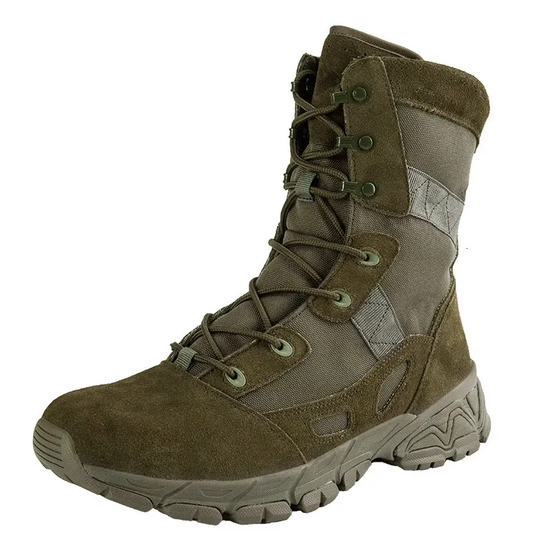 Stiefel Luxus Marke Armee Stiefel Für Männer Hohe Qualität Taktische Stiefel Herren Mode Marke Kampf Schuhe Mann Nicht-Slip jagd Stiefel Männer 231214