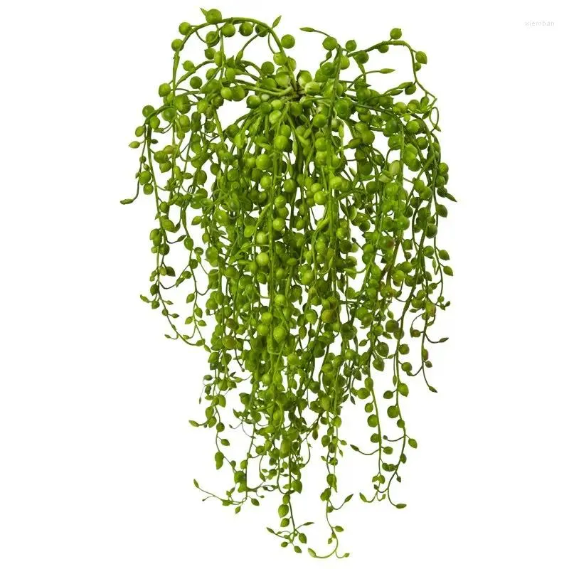装飾花セネシオ多肉植物の人工植物3緑の人工植物