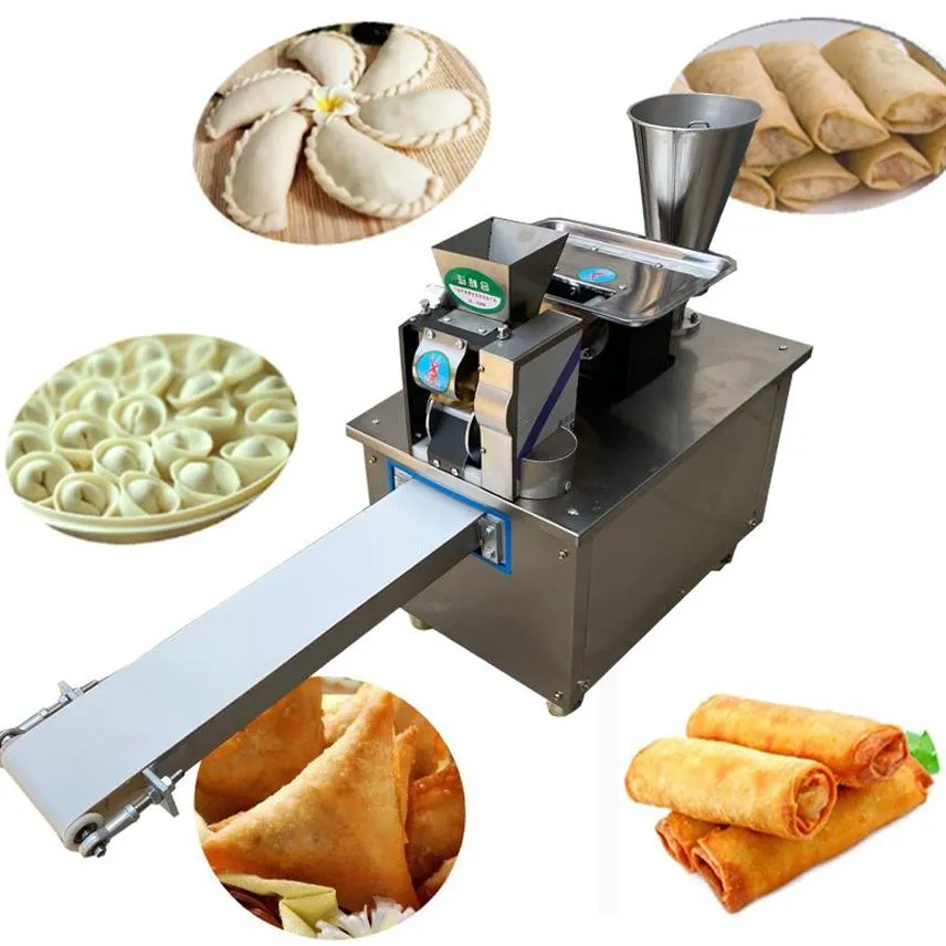 Mais recente máquina de ravioli pelmeni samosa empanada bolinho frito máquina samosa que faz a máquinagyoza formando machine4800pcs h223d