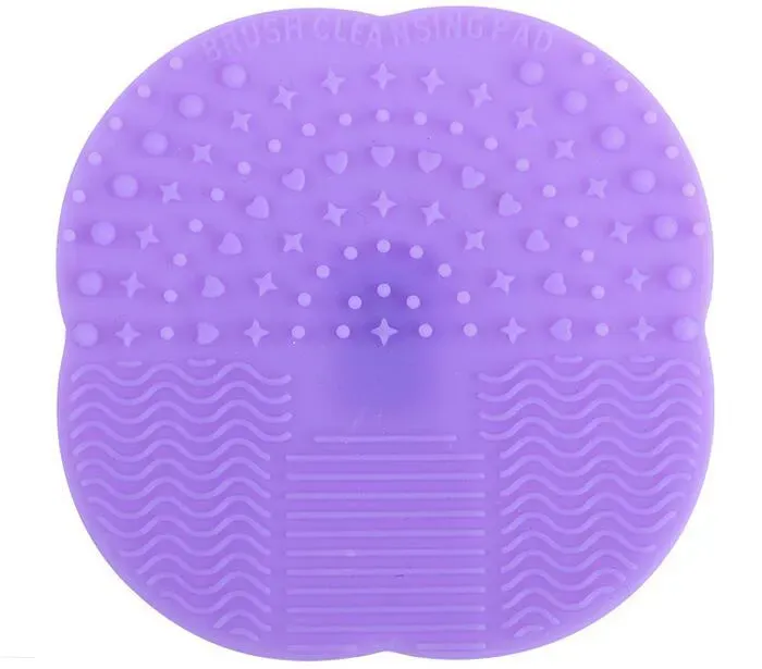 Hot Silicone Makeup Brush cosmetic brush Cleaner Cleaning Scrubber Board Mat washing tools Pad Hand Tool