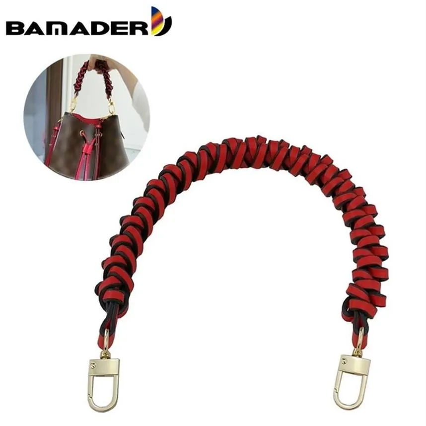 Mode Eimer o Tasche Griffe Gewebt Handgelenk Hand Strap frauen Ersatz Handtasche Zubehör Klassische Hohe Qualität Leder Hand220k