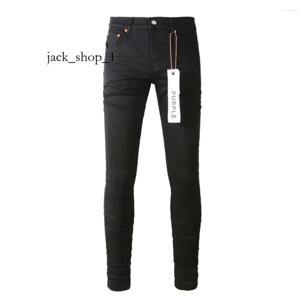Purple dżinsy męskie dżinsy 2023 Purple marka Solid Streetwear Modna czarna jeansu Slim Enter Purple Designer 177
