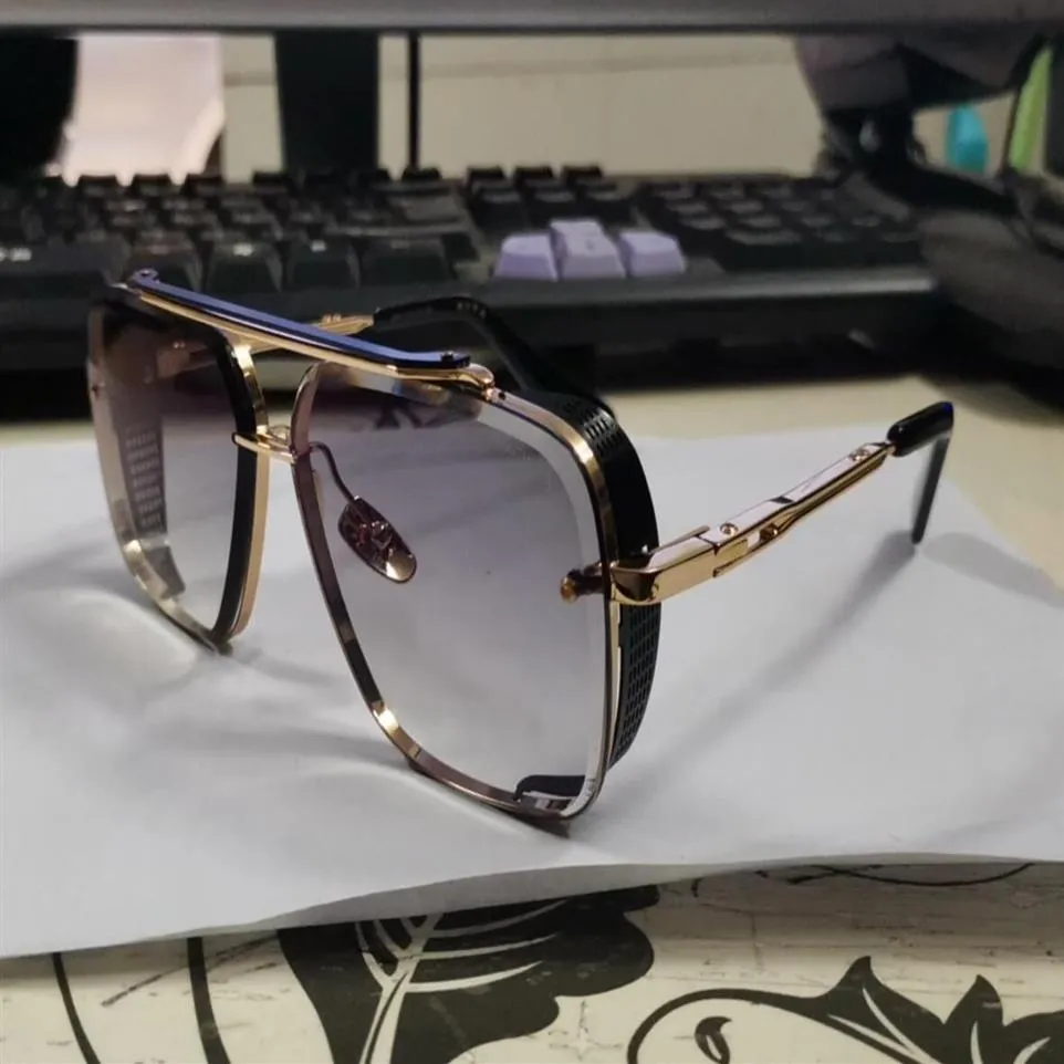 Najwyższej jakości męskie okulary przeciwsłoneczne dla kobiet limitowana edycja sześć mężczyzn okularów słonecznych styl mody chroni oczy Uv400 z case2761