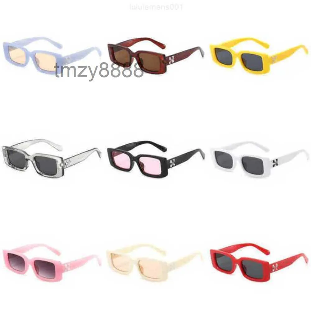 Lunettes de soleil Mode de luxe Offs Cadres blancs Style Carré Marque Hommes Femmes Lunettes de soleil Flèche x Cadre noir Lunettes Tendance Lunettes de soleil Lumineux KKFQ KKFQ