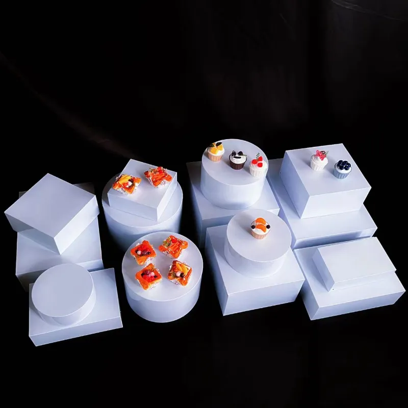 Elegant Column Riser Set Wedding Cake Stand, Party Cake Stands ...