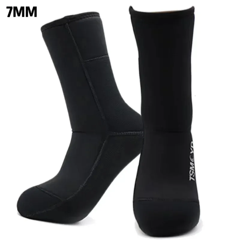 Sports Socks 7mm Neoprene Diving Anti Slip Thickened Warm Swimmingsurf Snorkeling Beach Boots Men's And Women's Water 231213