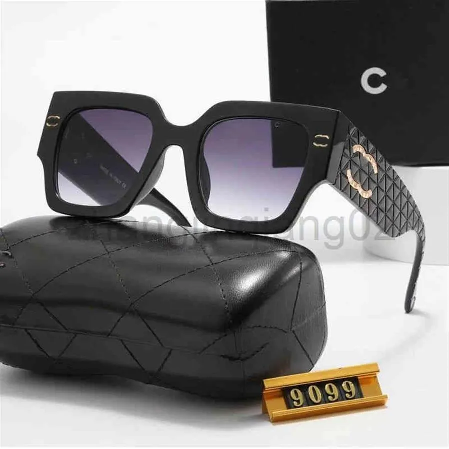 Designer Channel Sunglass Cycle Luxurious Fashion New Personality Trendy Anti Glare Mens and Womens Casual Vintage Baseball Sport 216t