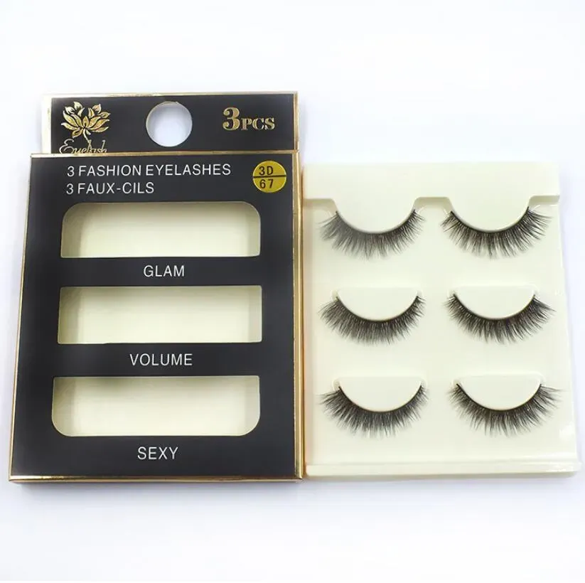 3D Mink Hair False eyelashes 16 Styles Handmade Beauty Thick Long Soft Mink lashes Fake Eye Lashes Eyelash 