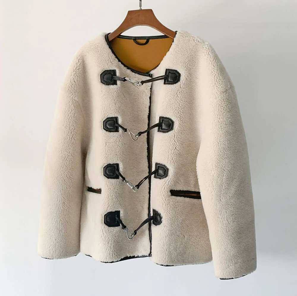 Kadın Ceketleri Sahte Shearling Coat Toteme Boyut