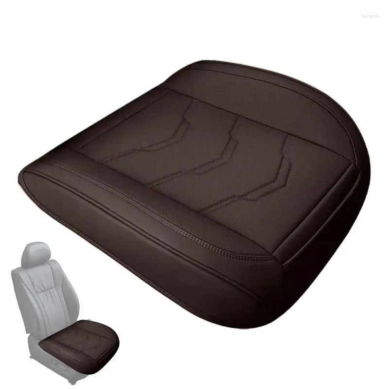 Car Seat Covers Bottom Leather Mat Comfortable Cover Protective Accessories For Minivan Racing Cars