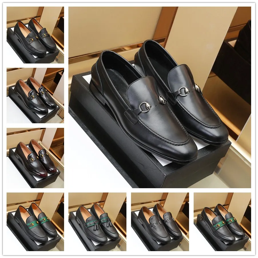 21Model 2024 Herren-Designer-Kleiderschuhe zum Hineinschlüpfen, lässige Business-Lederschuhe für Luxus-Männer, schwarz, braun, spitze Zehenpartie, formelle Hochzeitsschuhe, Zapatos De Hombre