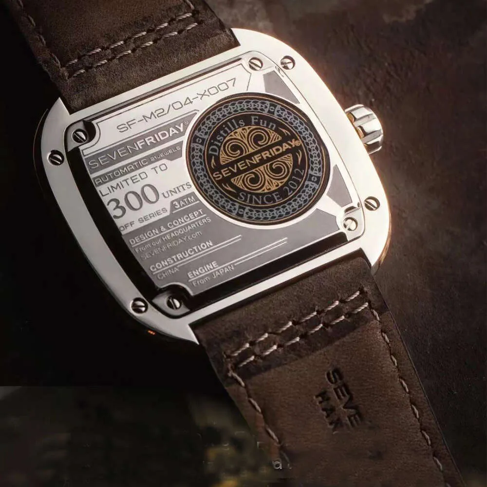 expensive Friday watch with watchbox 5A highest quality seven friday mens watches auto mechanical relojmujer resistant 3AT storage 40h Montre jason007