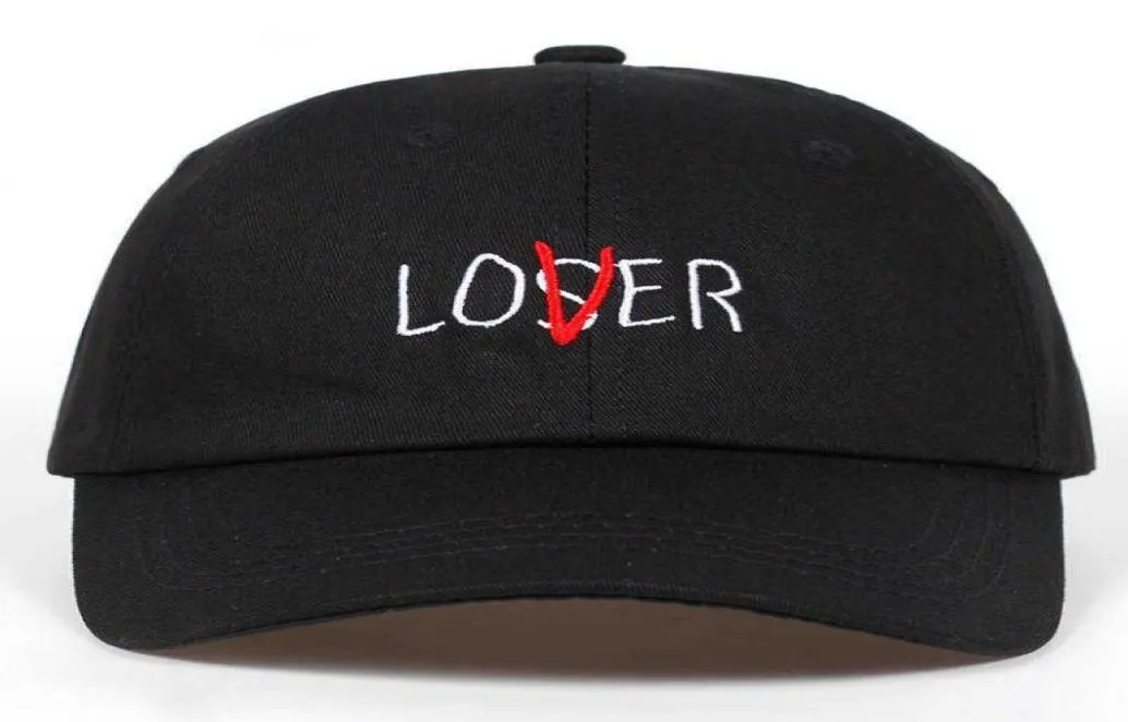 Nowy miłośnik mody Loser Baseball Cap Embroidery 100 bawełniany tata kapelusz regulowany Hipback Hap Hats Wysoka jakość Q07037584740