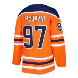 Hockey Jerseys Conor McDavid 97 Leon Draisaitl 29 Wayne Gretzky 99 Orange Blue White Navy Size S-XXXL Stitched Men