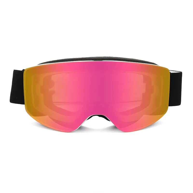 Magnetyczne okulary narciarskie dla dzieci niestandardowe antyfogowe gogle cylindryczne gogle narciarskie