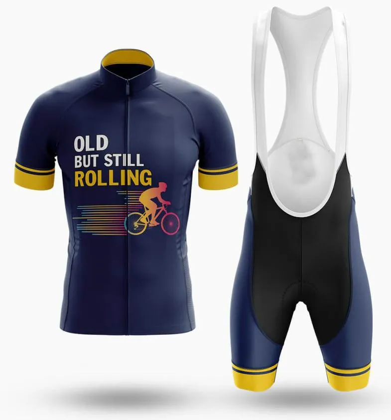 2022 alt, Aber Immer noch Rollendes Fahrrad Radfahren Jersey MTB Mountainbike Kleidung Männer Kurze Set Ropa Ciclismo Fahrrad Kleidung Maillot C4505117
