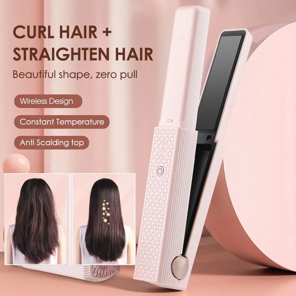 Hair Straighteners Professional USB Wireless Hair Straightener