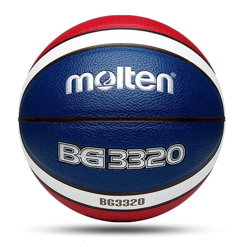 Ballons Ballons de basket-ball fondus taille officielle 7/6/5 matériau PU intérieur extérieur match de rue jeu d'entraînement hommes femmes enfant basketbol topu 231213
