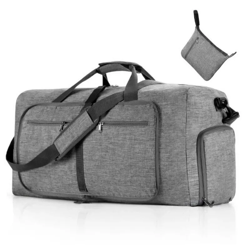 Torby Duffel DUŻA pojemność Torba Duffel Torba 85L na ramię Kobiet Wodoodporna Oxford Składana torba z dużą podróżą Mężczyźni Fitness Bagaż Bagaż 231213