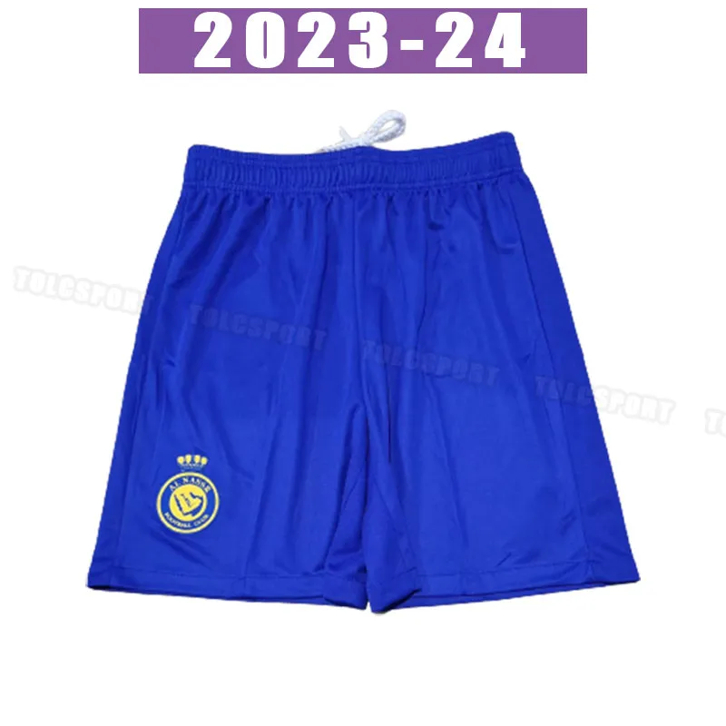 New 23 24 Al Nassr FC Soccer Shorts Ronaldo 2023 2024 Home Away Cr7 Gonzalo Mane Martinez Talisca Men Football Pants Al-Nasr Child