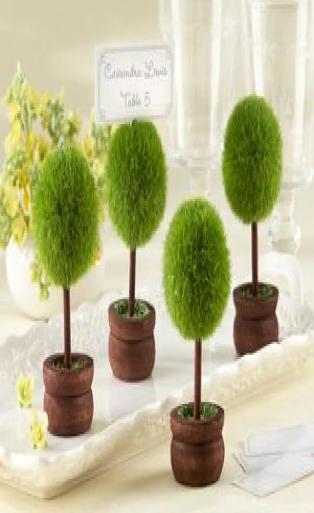 Topiary Wedding Po Holder e Wedding Place Card Holder con carta abbinata 24 pezzi per matrimonio6948225