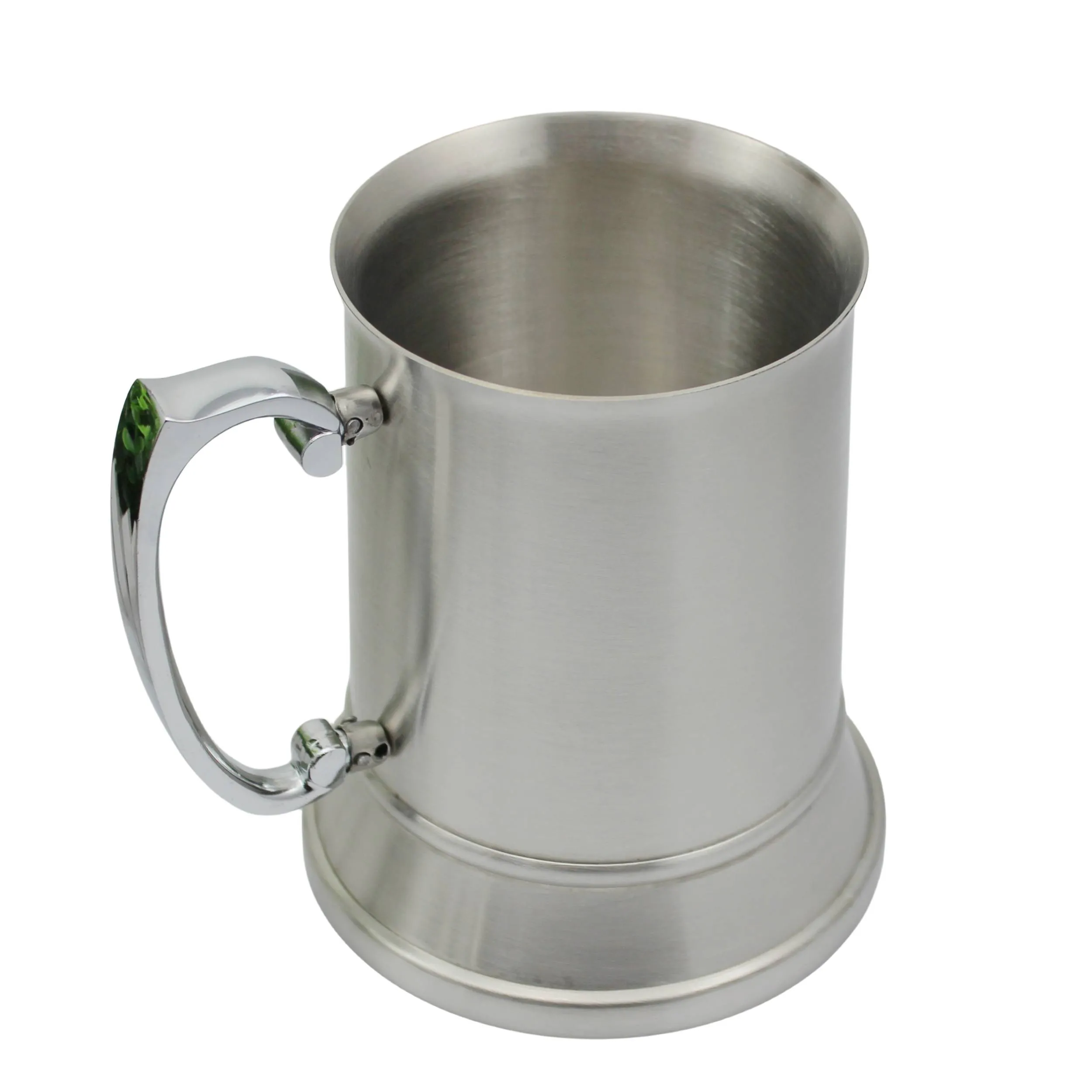 16 Ounce Double Wall 18/8 rostfritt stål Tankard, ölmugg, hög kvalitet, spegelfinish