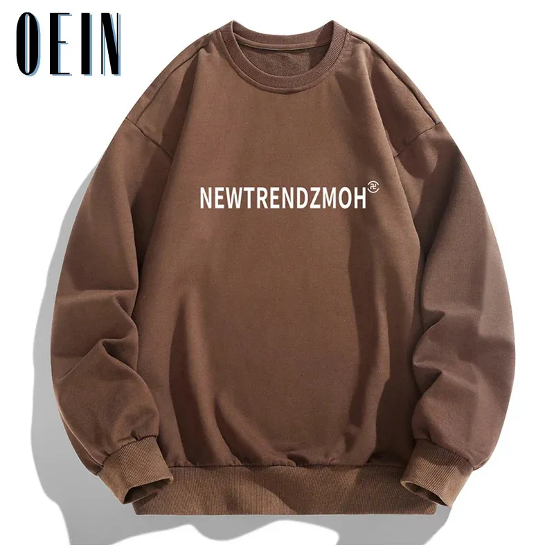 Heren Hoodies Sweatshirts Harajuku Crewneck Men Fashion Long Sleeve Hoodie Casual Letter Print Sweatshirt voor jonge pullover 231214