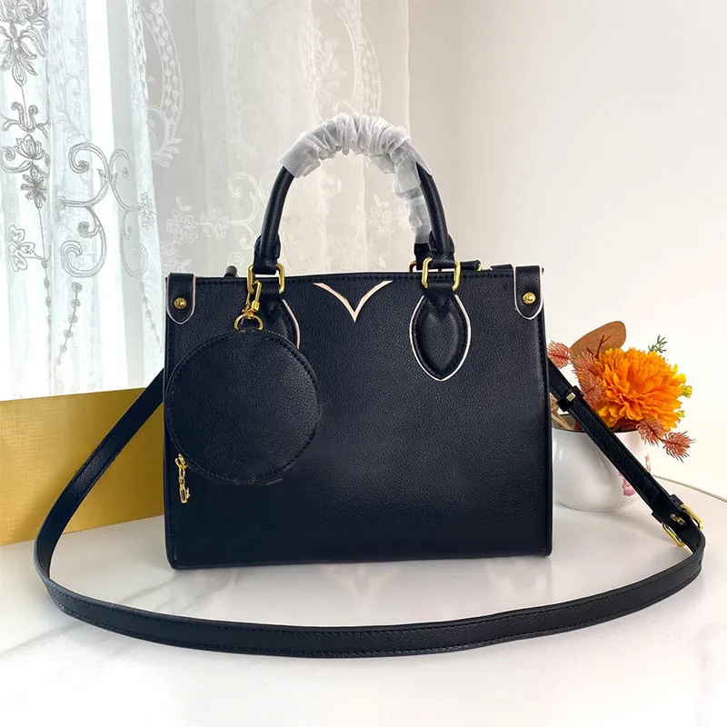 Designer Tote Bag Shopping Bags Women Handbag Shoulder Purse Large Capacity Package Internal Zipper Top Quality Detachable Circular Zero Wallet