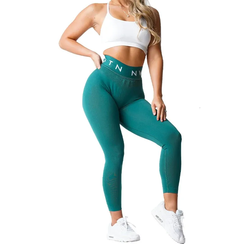 Womens Leggings Nvgtn Dupes Sport Seamless Legging Workout Tights Buttery  Soft Yoga Pants Gym Outfits Fitness Exercise Sportswear Knitted 231214 From  19,06 €
