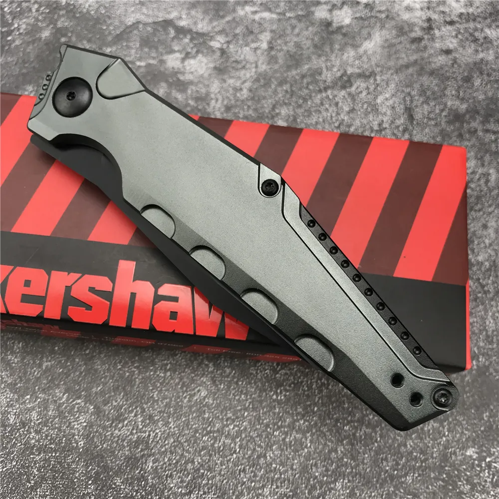 Newest Kershaw 7900GRYBLK Launch7 Automatic Folding Knife Black CPM-154 Blade Aluminum Handles EDC Tactical Outdoors Camping Survival Knife 7200 9000 Tools