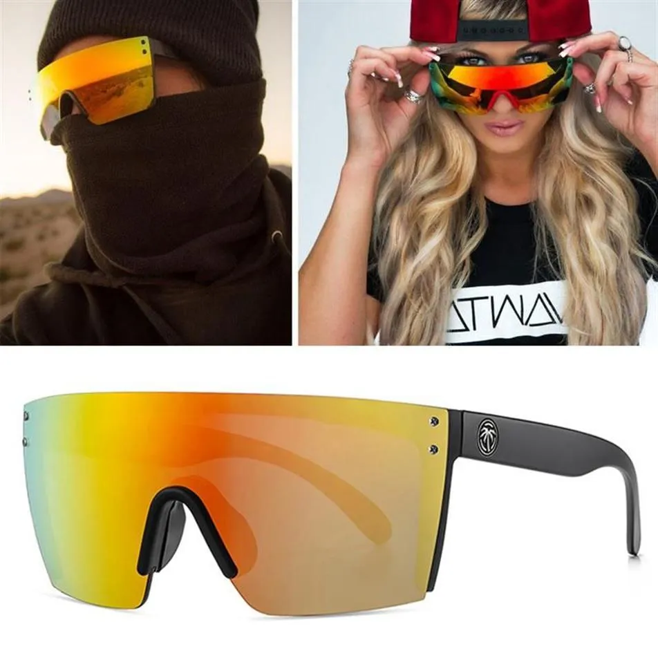 Sonnenbrille 2021 Hohe Qualität Luxur Hitzewelle Männer Frauen Marke Design Quadratische Verbundene Linse Sonnenbrille UV400 Original Case223I