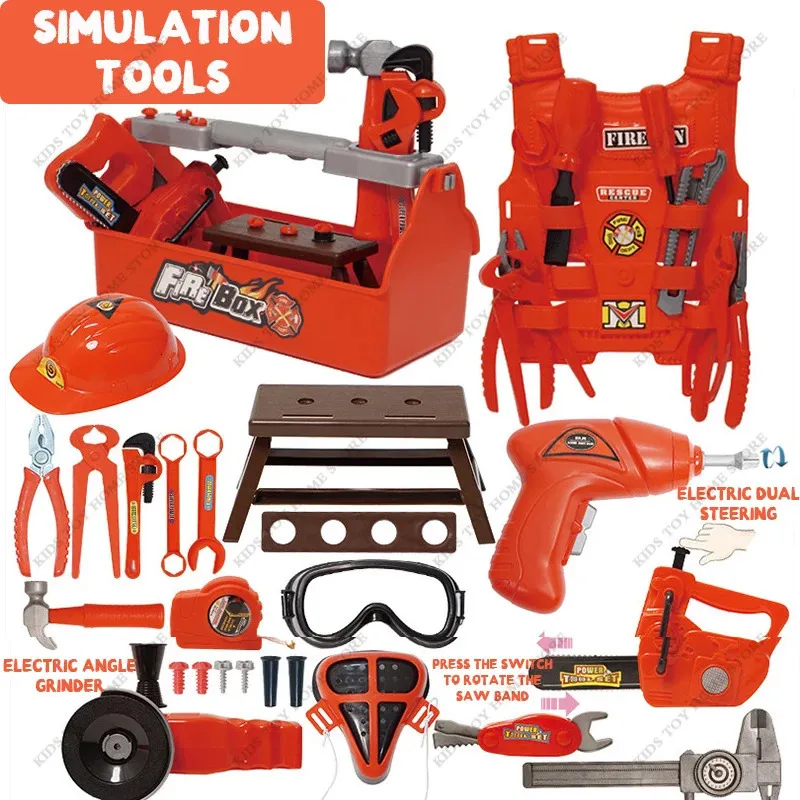 DHgate.com:Kids Toolbox Set - Pretend Play Tools Workshop Role Play ...