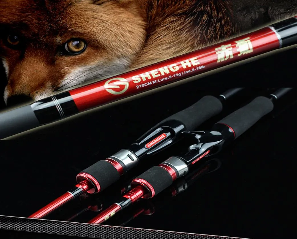 Ultra Light Spinning & Baitcasting Fishing Rod - 2.1m M Power, High ...