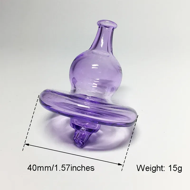 Semi-transparent Glass Carb Cap Bubble Dome for Quartz Banger Nails Smoking Water Pipes Dab Oil Rigs Bong Accessories