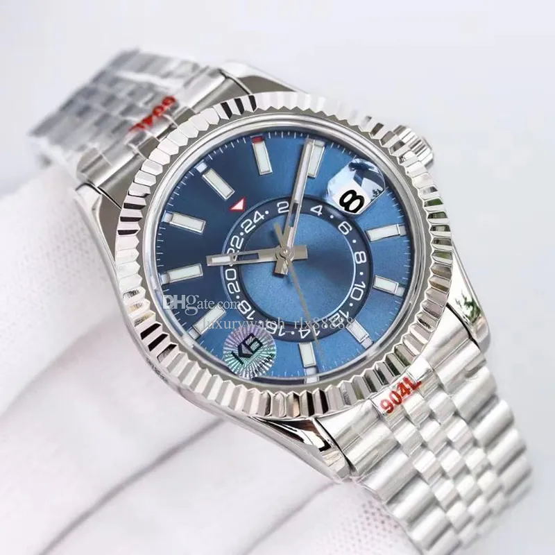 Men's Watch Automatic Mechanical 1:1 Super Clone 9001 Movement 42MM Stainless Steel Brand Watch Luminous Sapphire Waterproof Montreux Luxury Sapphire Watch dhgates