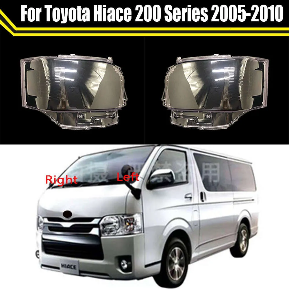 Car Headlight Covers For Toyota Hiace 200 Series 2005 2010 Replacement