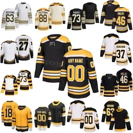 Custom Hockey 46 David Krejci Jersey 100th Centennial 27 Hampus Lindholm 73 Charlie McAvoy 88 David Pastrnak 63 Brad Marchand 37 Patrice Bergeron 18 Pavel Zacha Team