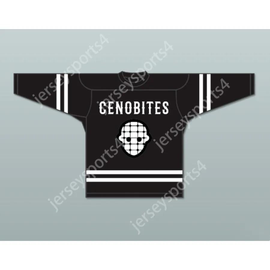 Personnalisé PINHEAD 1 CENOBITES NOIR HOCKEY JERSEY HELLRAISER SÉRIE NOUVEAU Top Cousu S-M-L-XL-XXL-3XL-4XL-5XL-6XL