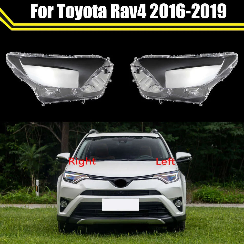 Auto Luce Anteriore Custodia Casetransparent Paralume Fari Lente In Vetro Borsette Coperchio Della Lampada per Toyota Rav4 2016 2017 2018 2019