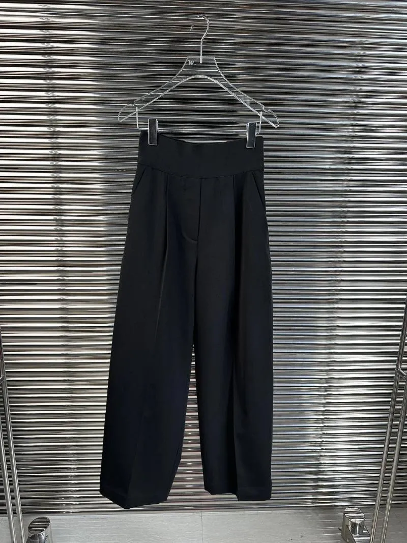 Pantaloni da donna 2023 Inizio autunno Ravanello elastico a vita alta 1007